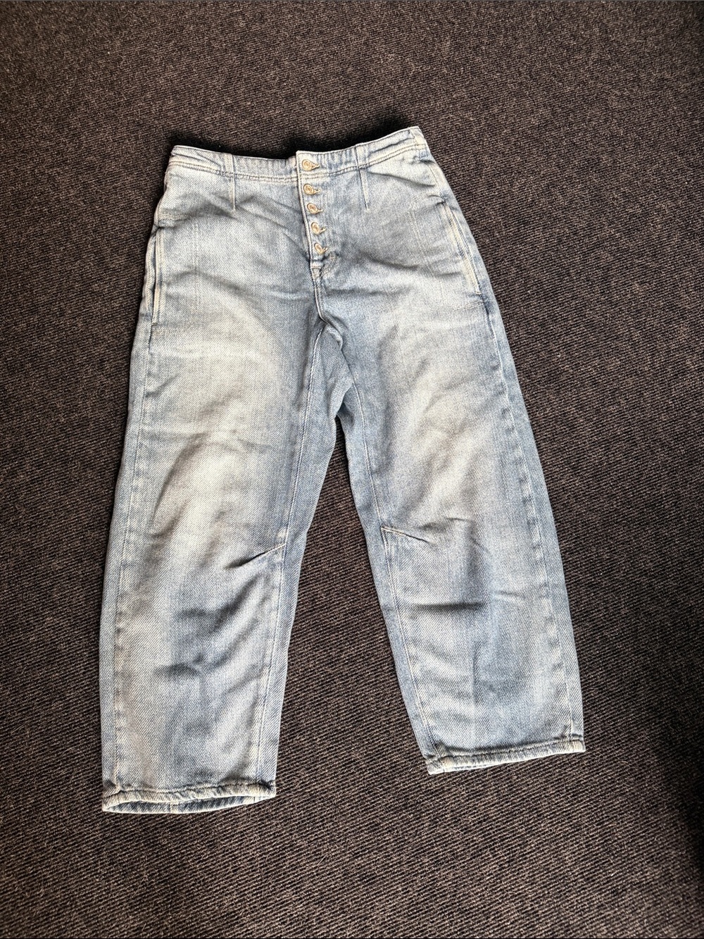 Free People, We the Free Osaka Midrise Barrel Jean, NWOT, Size 26